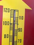 Royal Crown Cola Vintage Soda Thermometer 26"x10