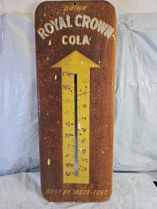 1960s Royal Crown RC Cola Advertising Thermometer