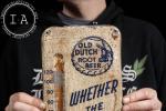 Old Dutch Root Beer Tin Thermometer Frame