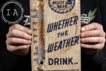 Old Dutch Root Beer Tin Thermometer Frame