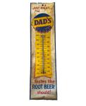 Dad's Root Beer Vintage Thermometer Sign