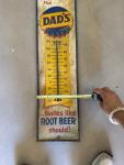Dad's Root Beer Vintage Thermometer Sign