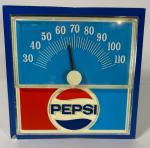 1970s PEPSI Vintage Hanging Plastic Thermometer