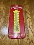 Royal Crown Cola Vintage Metal Wall Thermometer
