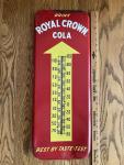 Royal Crown Cola Vintage Metal Wall Thermometer
