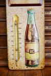 Royal Crown Cola Vintage Metal Thermometer Sign
