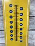 Vintage Pepsi Please 70s Metal Advertising Thermometer