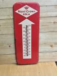 Vintage 1950s Royal Crown Cola Thermometer