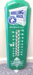 Vintage Rolling Rock Beer Tin Thermometer