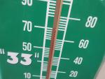 Vintage Rolling Rock Beer Tin Thermometer