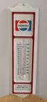 Pepsi Cola Antique Thermometer Sign from Flat River