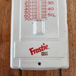 Frostie Root Beer 1960s Wall Thermometer