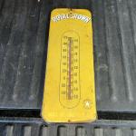 1940s RC Royal Crown Cola Thermometer Sign