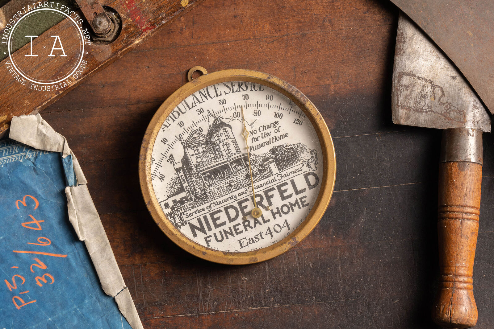 Neiderfield Funeral & Ambulance Thermometer