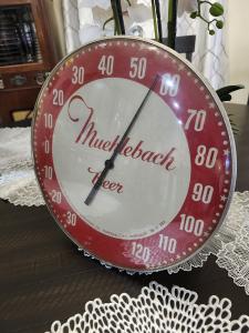 MUEHLEBACH BEER Antique Thermometer Kansas City