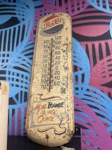 1950s Pepsi-Cola “More Bounce” Vintage Thermometer