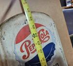 Pepsi Cola Bottle Cap Thermometer Sign, 27