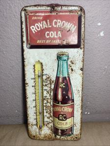 Royal Crown Cola Vintage Advertising Thermometer