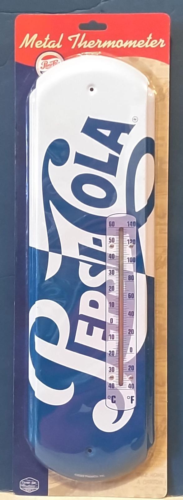 Pepsi Cola Vintage Metal Thermometer for Home