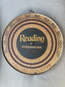 Vintage Reading PA Beer Wall Thermometer Sign