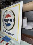 Vintage "Say Pepsi, Please" Advertising Thermometer