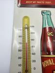 Royal Crown RC Cola Advertising Thermometer Sign
