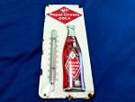 1950s Royal Crown Cola Tin Advertising Thermometer