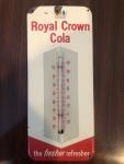 Royal Crown Cola 14" Metal Thermometer Sign