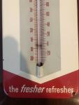 Royal Crown Cola 14" Metal Thermometer Sign