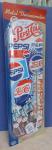 Pepsi Cola Vintage Metal Sign Thermometer 5" x 17