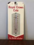 Royal Crown Cola 14" Metal Thermometer Sign