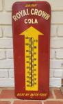 1948 Royal Crown Cola Metal Thermometer Sign