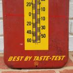 1948 Royal Crown Cola Metal Thermometer Sign