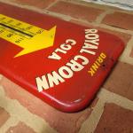 1948 Royal Crown Cola Metal Thermometer Sign