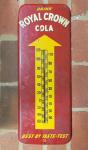 1948 Royal Crown Cola Metal Thermometer Sign