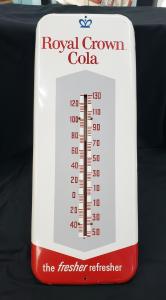 Royal Crown Cola Vintage Metal Wall Thermometer