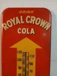 1950s Royal Crown Cola Advertising Thermometer Sign