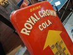 1950s Royal Crown Cola Advertising Thermometer Sign