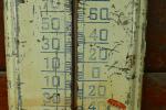 1960s Hires Root Beer Vintage Metal Thermometer