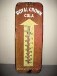 Royal Crown Cola Antique Thermometer 26"x10