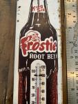 Frostie Root Beer Advertising Thermometer Decor