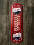 Pepsi Cola Vintage Style Metal Thermometer Sign