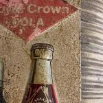 Royal Crown Cola Vintage Metal Thermometer Sign 13.5”x5.75”
