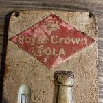 Royal Crown Cola Vintage Metal Thermometer Sign 13.5”x5.75”