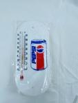 Vintage Pepsi Cola Plastic Thermometer 8" x 3.5