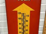 Royal Crown Cola Vintage Metal Wall Thermometer Sign