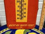 Royal Crown Cola Vintage Metal Wall Thermometer Sign