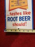 1950s Vintage Dad's Root Beer Metal Thermometer