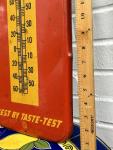Royal Crown Cola Vintage Metal Wall Thermometer Sign
