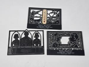 Vintage Ben Marzo Elkland PA Beer Thermometer Topper